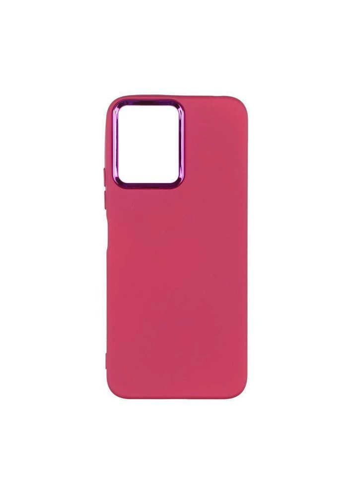 Чехол Silicone Cover Metal frame (AA) для Xiaomi Redmi 12 42.Maroon No Brand (391199148)