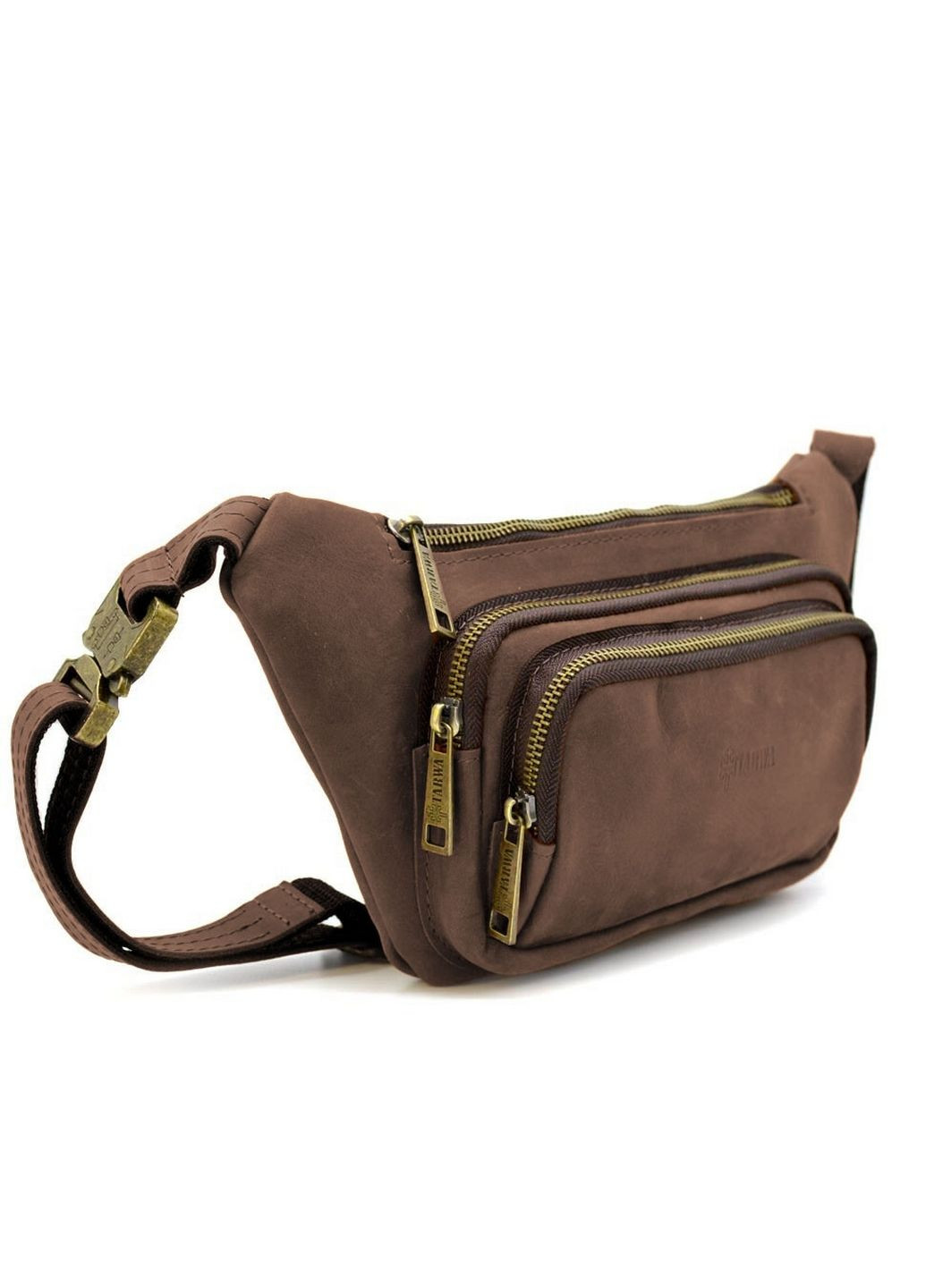 Мужская кожаная сумка на пояс 14х29х5 см TARWA (315873692)