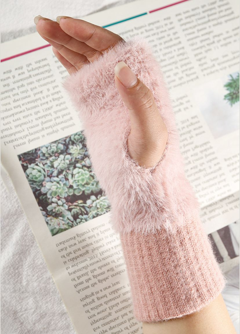 Мітенки з хутром No Brand (311507331)