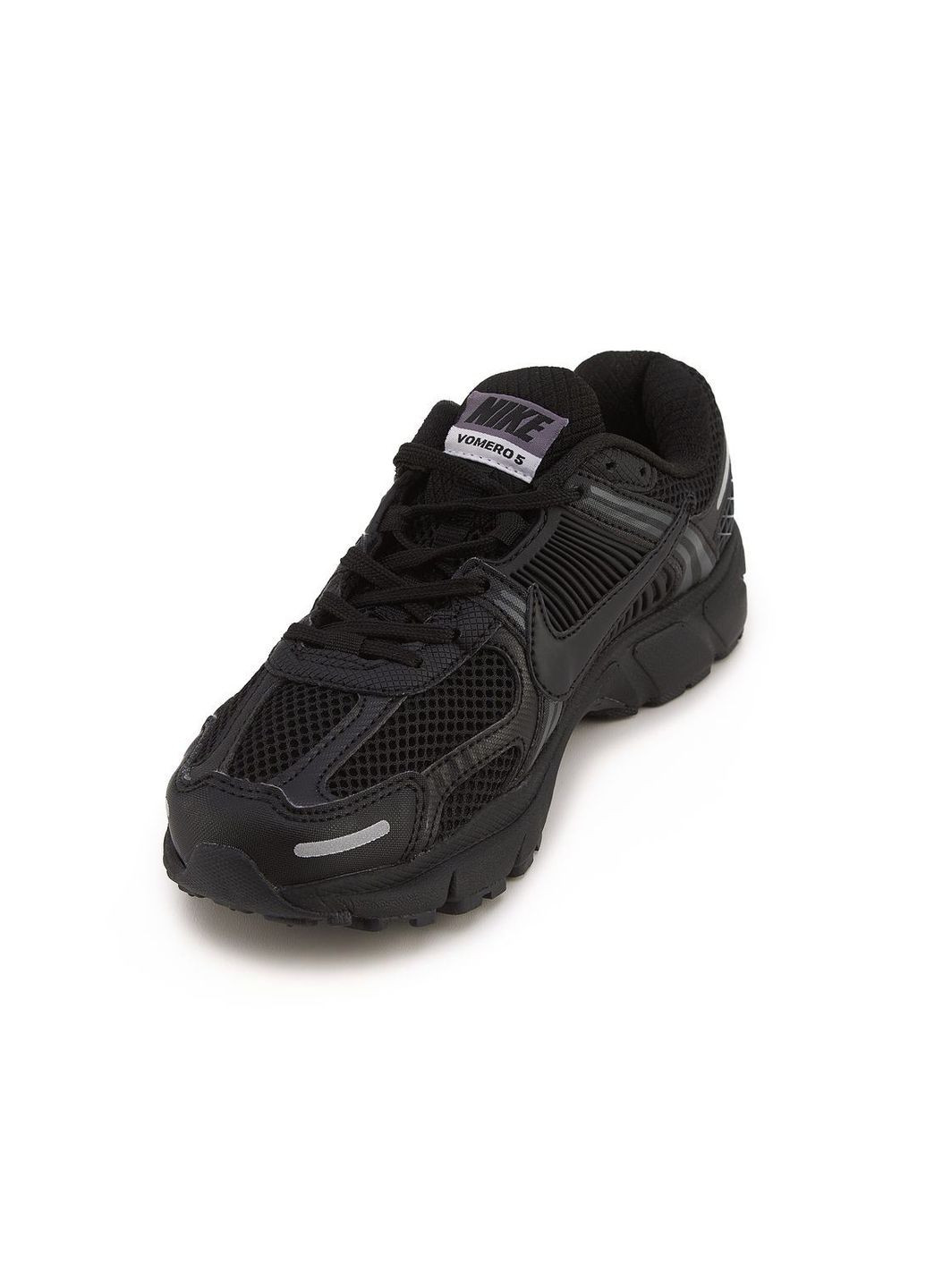 Кросівки жіночі Nike Black No Brand Zoom Vomero 5 чорні демісезони (336377347)
