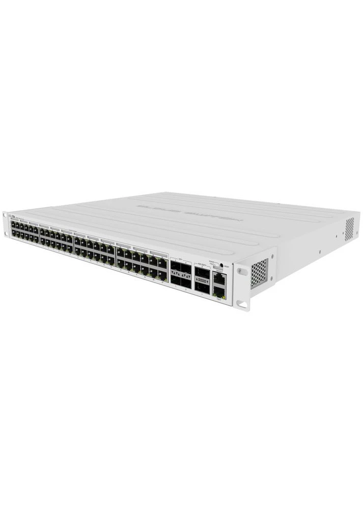 Комутатор CRS354-48P-4S+2Q+RM, 48xGE PoE+,4xSFP+, 2xQSFP+, 750W max, L3 Mikrotik (394073599)