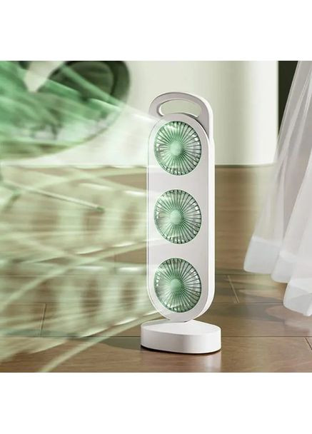 Вентилятор аккумуляторный, 1200мАч, от USB, S-31 / Мини вентилятор портативный / Настольный вентилятор Hengda (363831679)