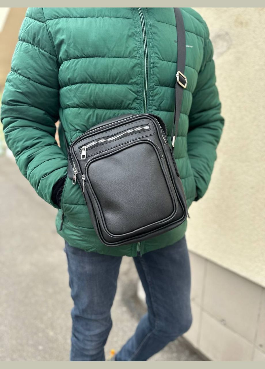 Сумка барсетка месенджер для чоловіків матова екошкіра Choice No Brand (319159524)