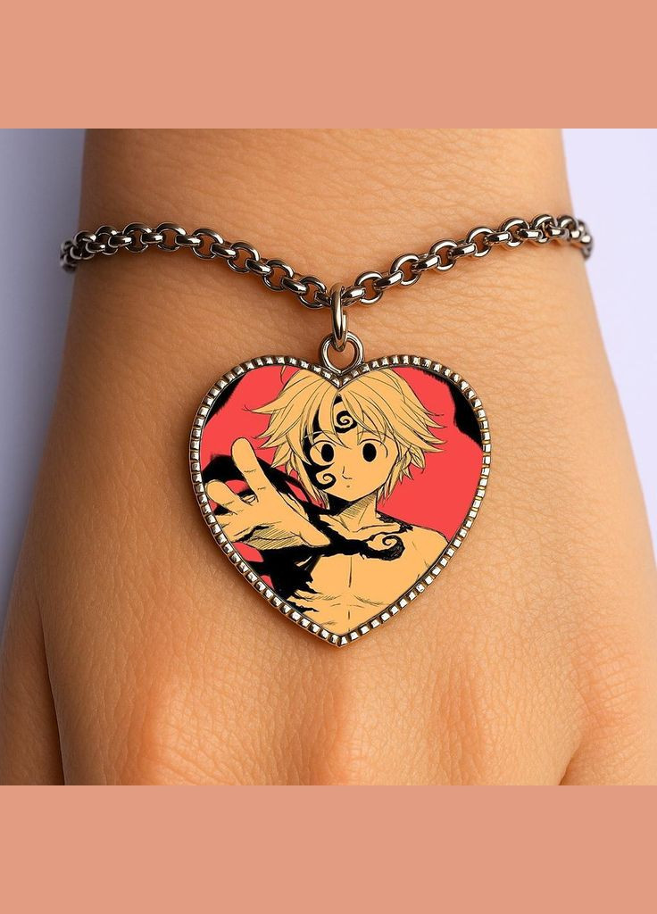 Браслет Аніме Сім смертних гріхів #009 (серце) No Brand (329331368)