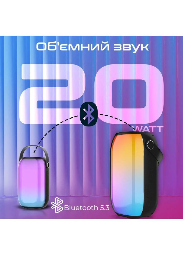 Портативна акустика Spectro-20 20W Black (spectro-20) Promate (323117040)