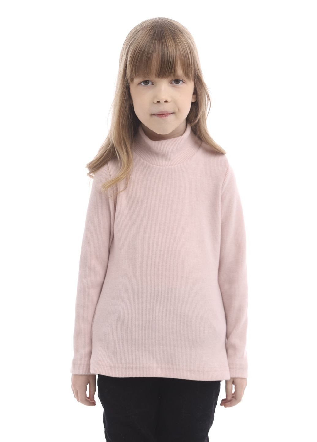 Водолазка тепла дитяча. Гольф базовий рожевий Piccolo (361786468)