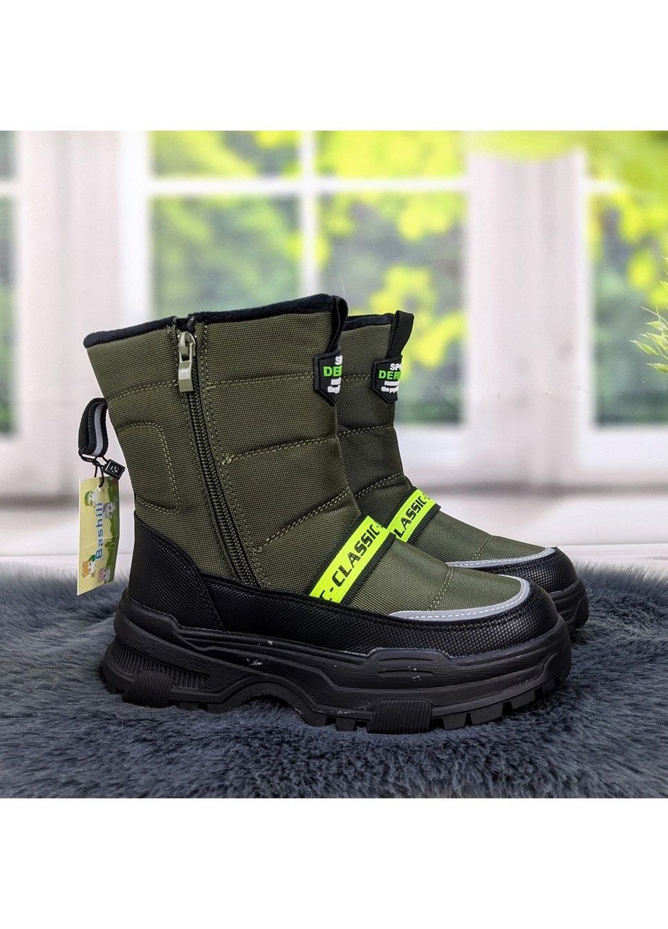 Чоботи дутики дитячі зимові для хлопчика Башили (307793015)