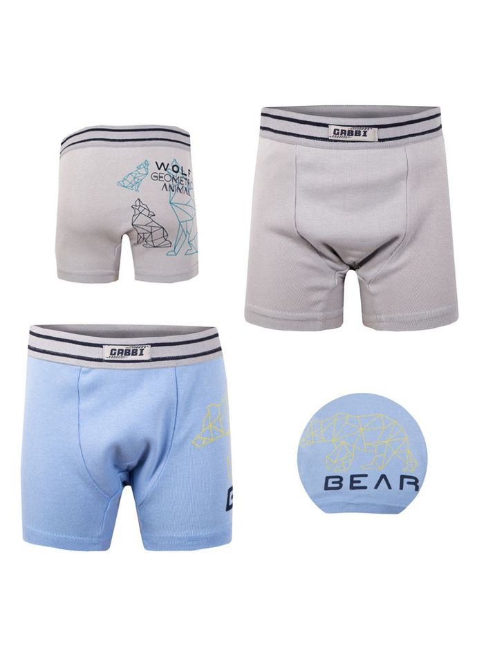 Трусы-шорты для мальчика Волк и медведь (2 шт.) GABBI (327096598)