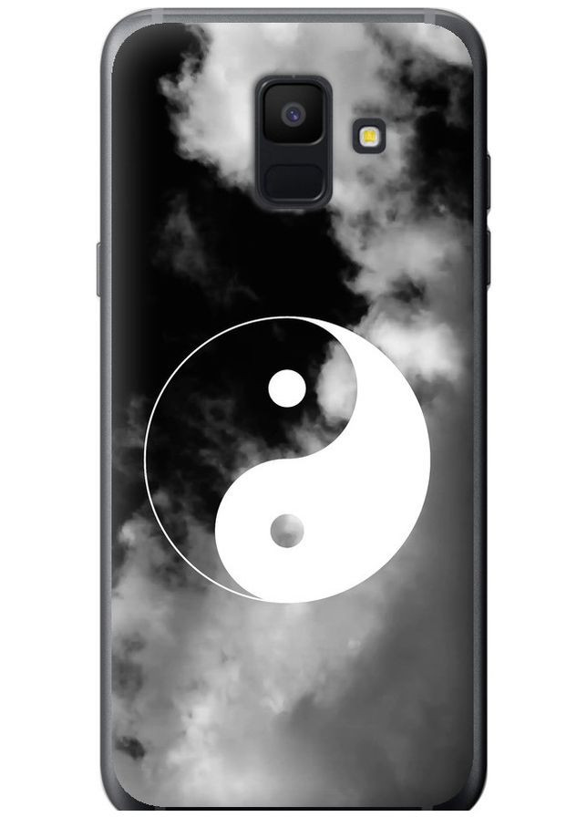 2D пластиковый чехол 'Инь и Янь' для Endorphone Samsung Galaxy A6 2018 (365818468)