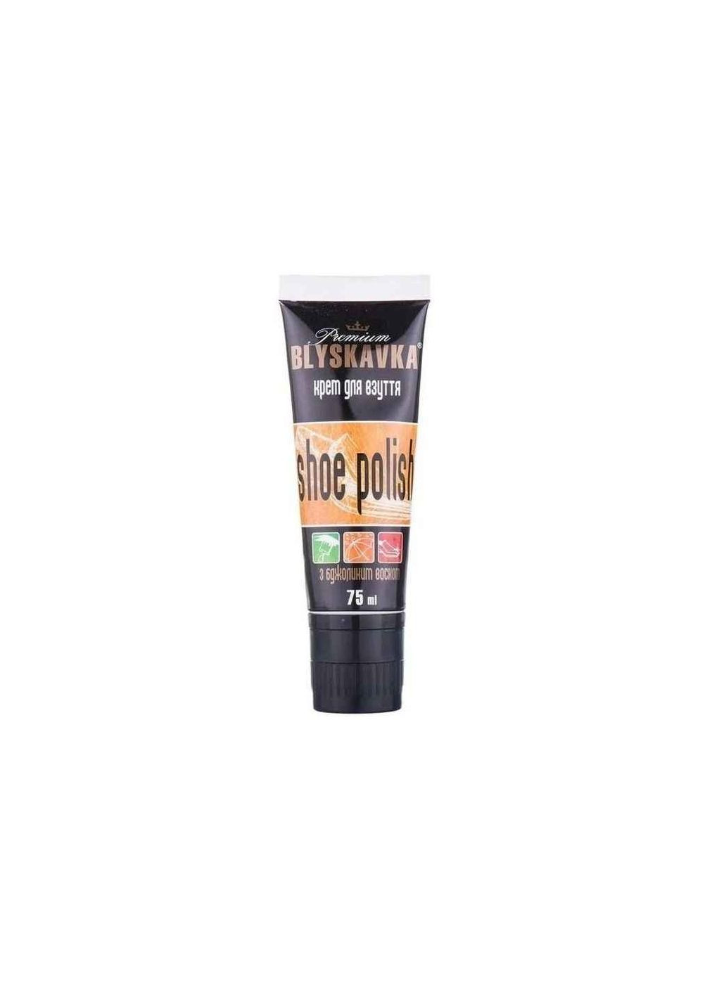 Крем для взуття 75мл 75 мл з апл. койот коричневий Blyskavka (362715763)