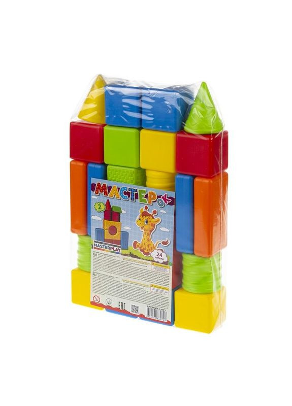 Конструктор Мастерок №2 1-071 24 детали No Brand (339776961)