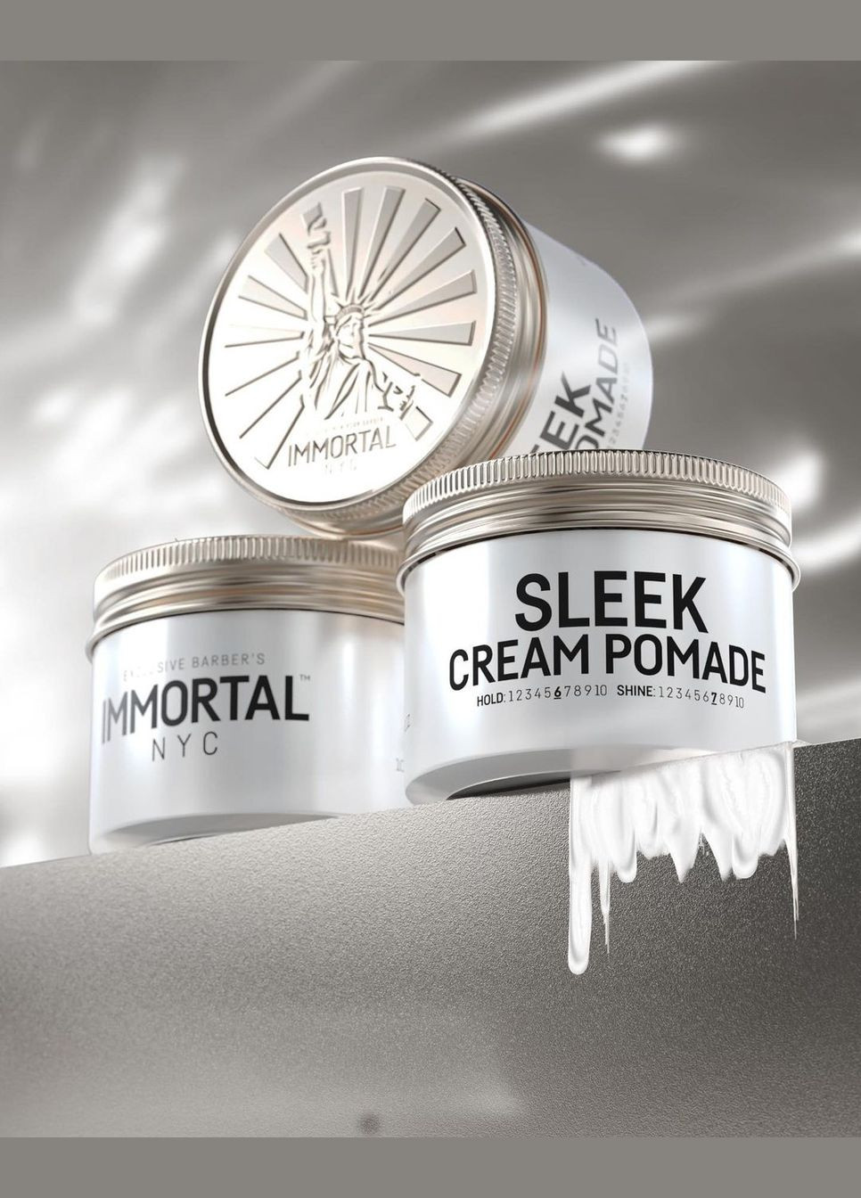 Крем-помада для волосся Exclusive Sleek Cream Pomade, 100ml Immortal NYC (304651311)