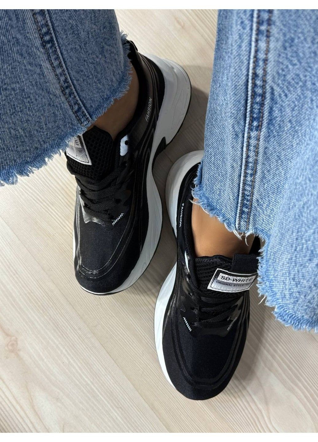 Кроссовки женские Violeta 149-62 на белой подошве текстиль сетка черные No Brand чёрные всесезоны (355021818)