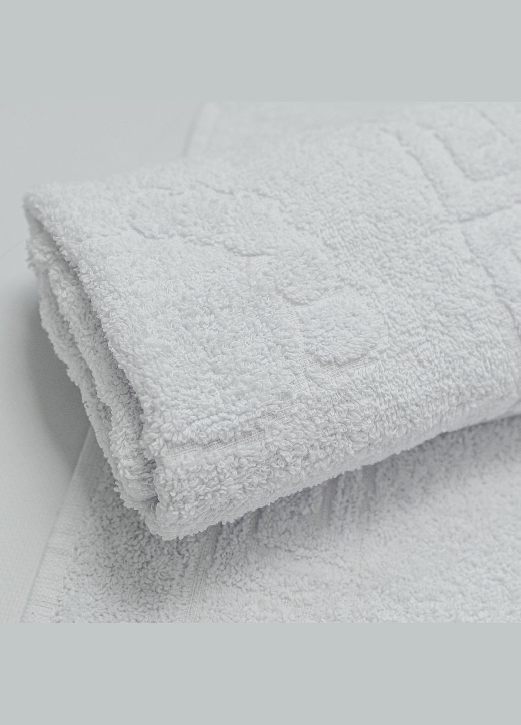 Махровое полотенце для ног 50х70 см Белый Lelit белый