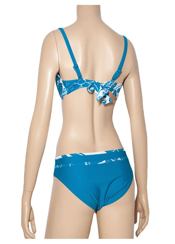 Бірюзовий літній роздільний купальник на груди d із щільною чашкою, балконет модель 0009 розмір арт.7204 Rivage Line