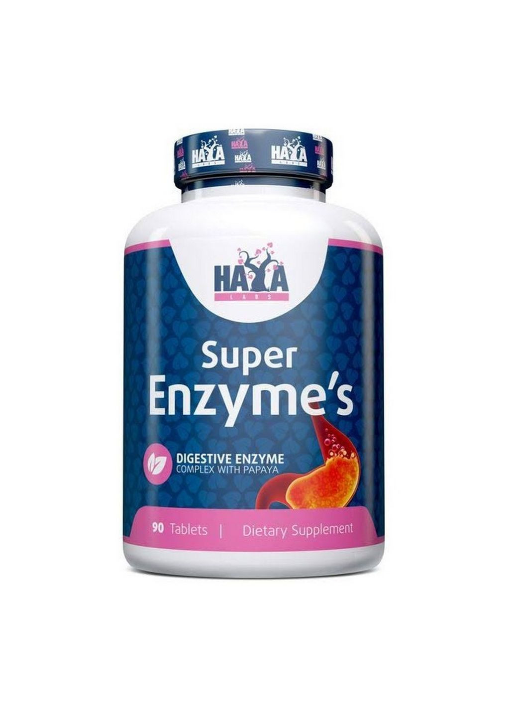 Натуральна добавка Super Enzymes, 90 таблеток Haya Labs (293338946)
