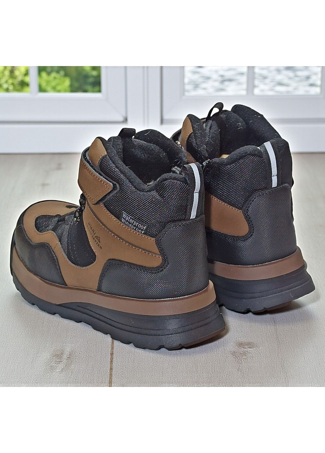 Підліткові зимові дутики на овчині для хлопця,термочеревики на овчині для хлопця,зимові черевики для підлітка Biki (367020267)