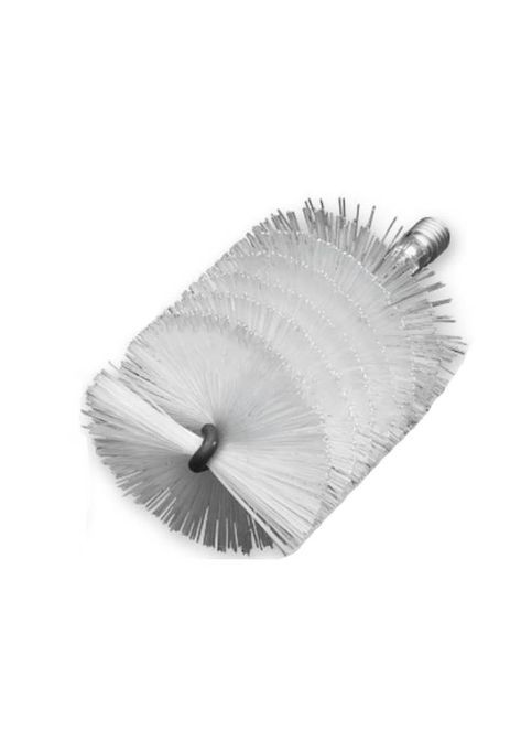 Щетка "ерш" для очистки труб 40х100х160 мм с наружной резьбой 1/2" полиамид одинарная спираль 506840 (13478) Lessmann (295030238)