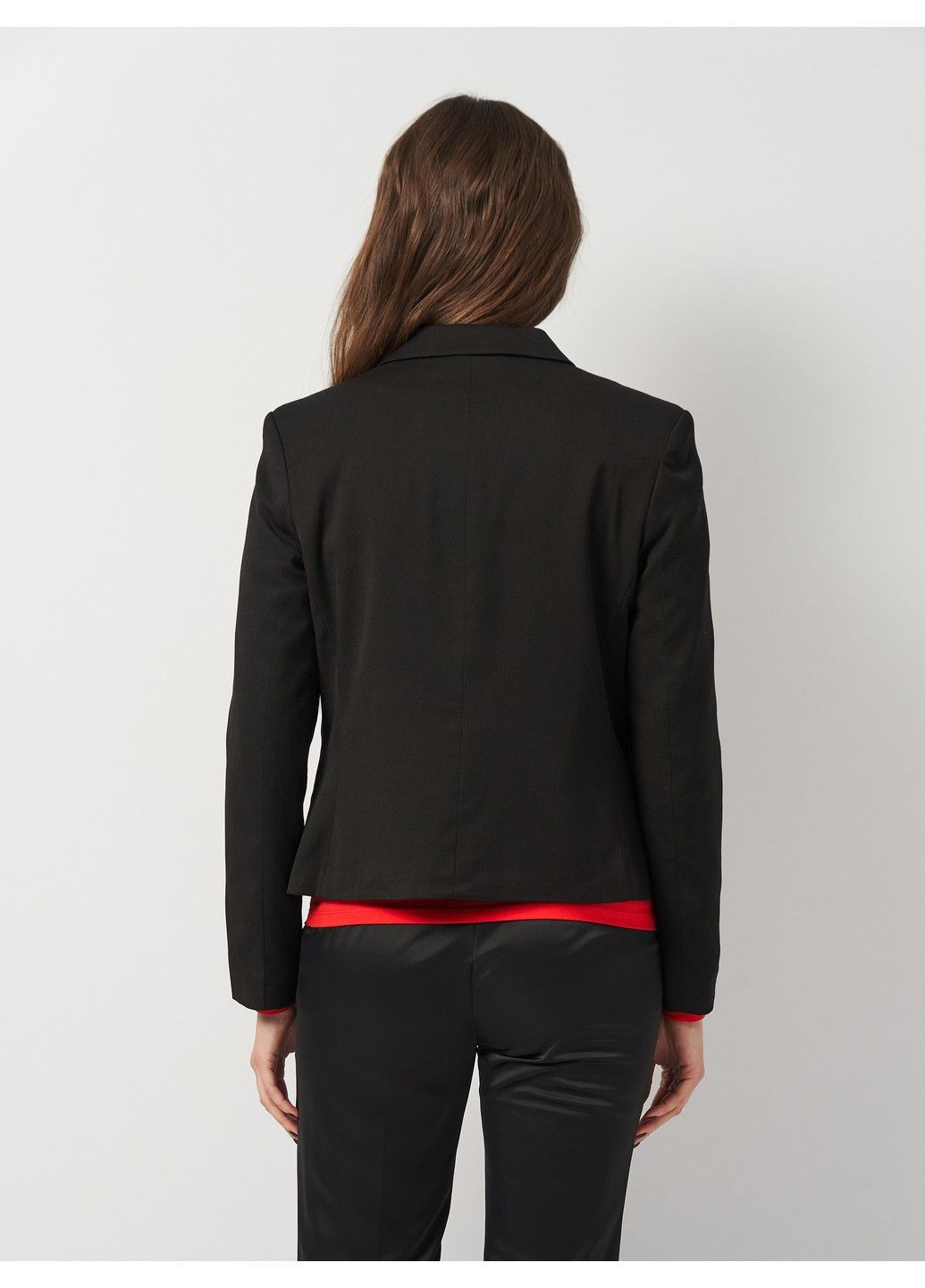 Черный женский жакет H&M однотонный - демисезонный