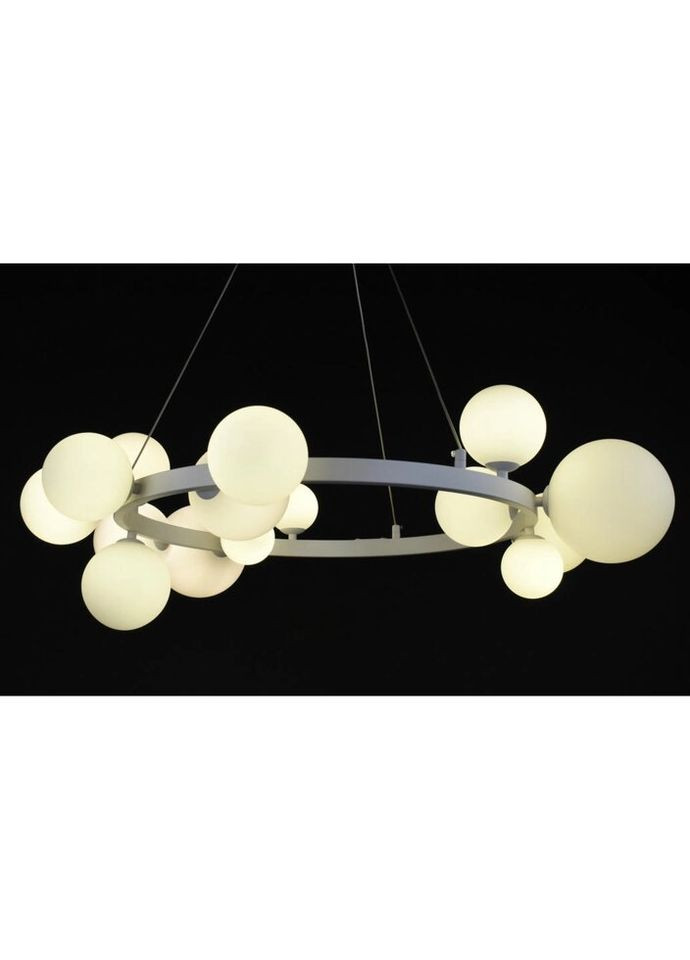 Люстра подвесная на 15 лампочек 27853 Белый 40-130х85х85 см. Sunnysky (335975776)