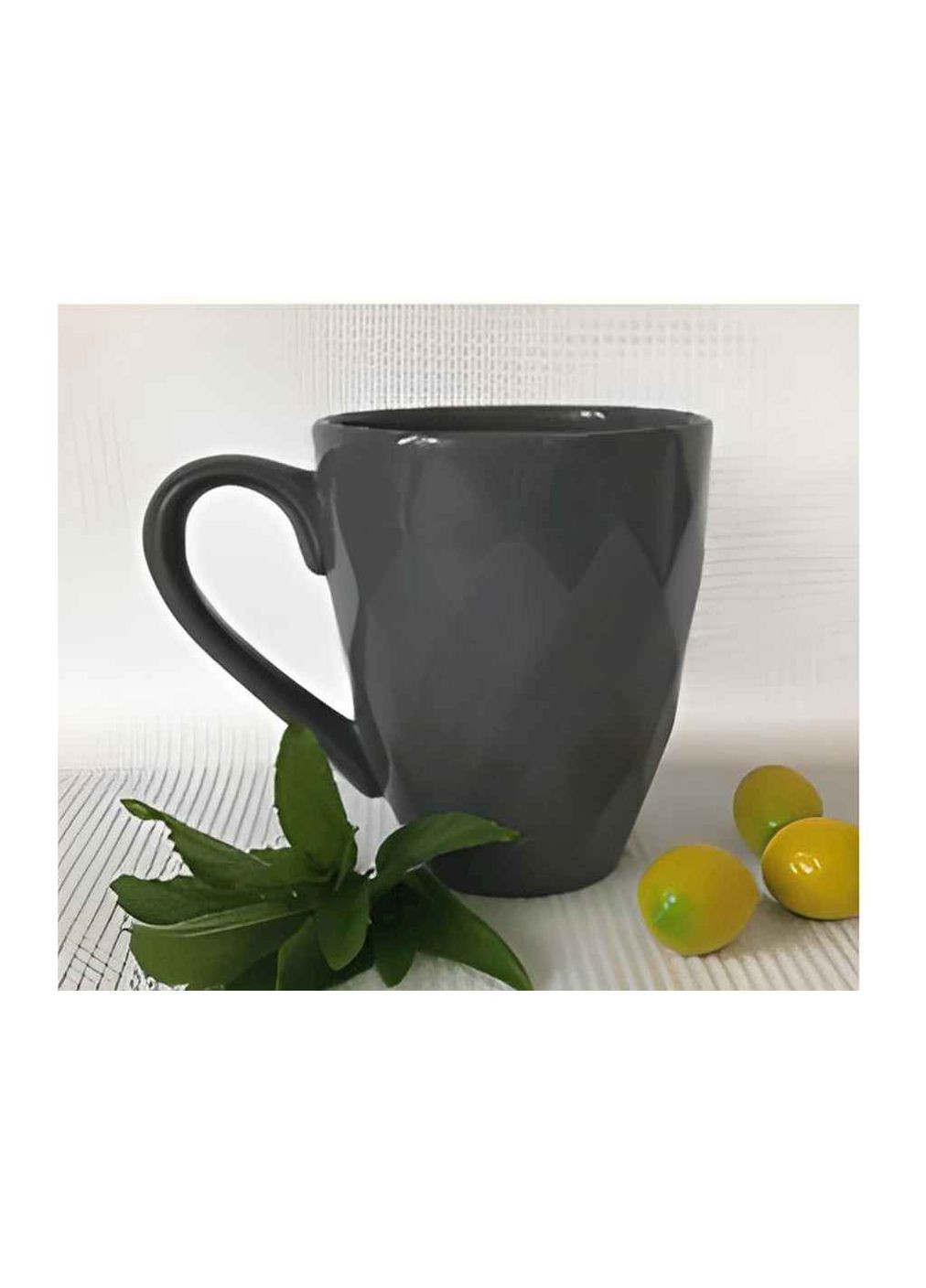 Чашка СЛОВ'ЯНСЬК Кристал 400мл Графіт Слов'янськ (357221020)