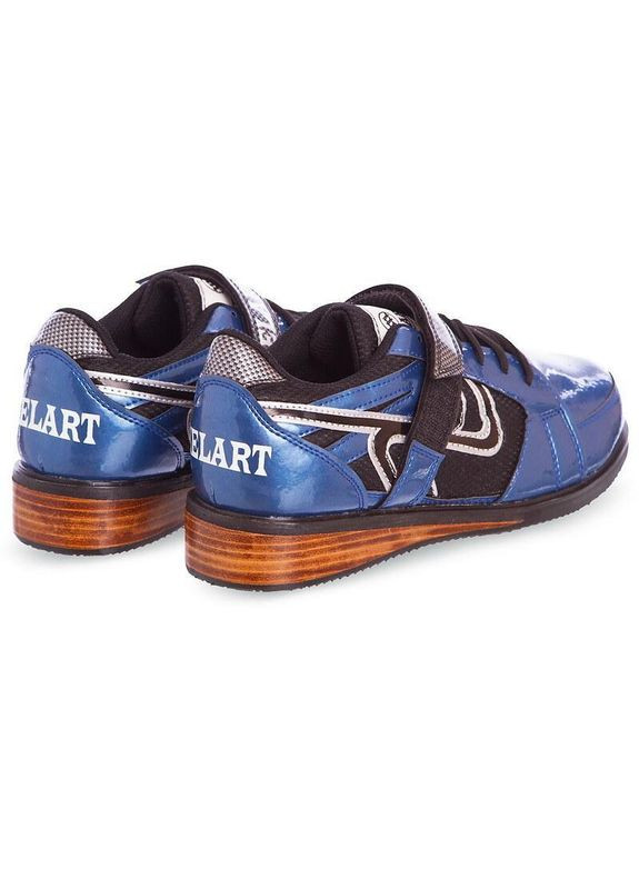 Синій всесезон штангетки для важкої атлетики та пауерліфтингу ob-6319-bl розмір синій-чорний Zelart