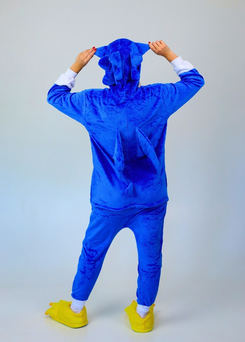 Кігурумі піжама Сонік герой їжак жіноча синій плюшеве Lalapka (363039742)