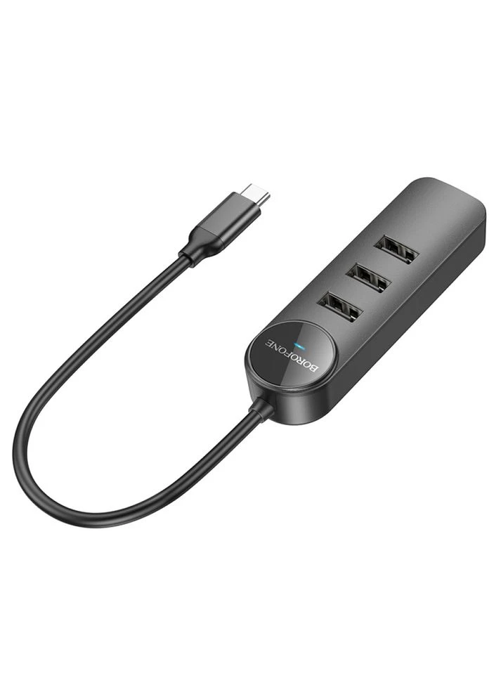 Адаптер адаптер(Type-C to USB2.0*4)(L=0.2M) (6941991104237) Borofone DH5 Erudite 4-in-1 (361347895)