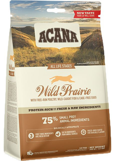 Сухий корм для котів всіх порід Wild Prairie Cat 340 г (a64034) Acana (315501844)
