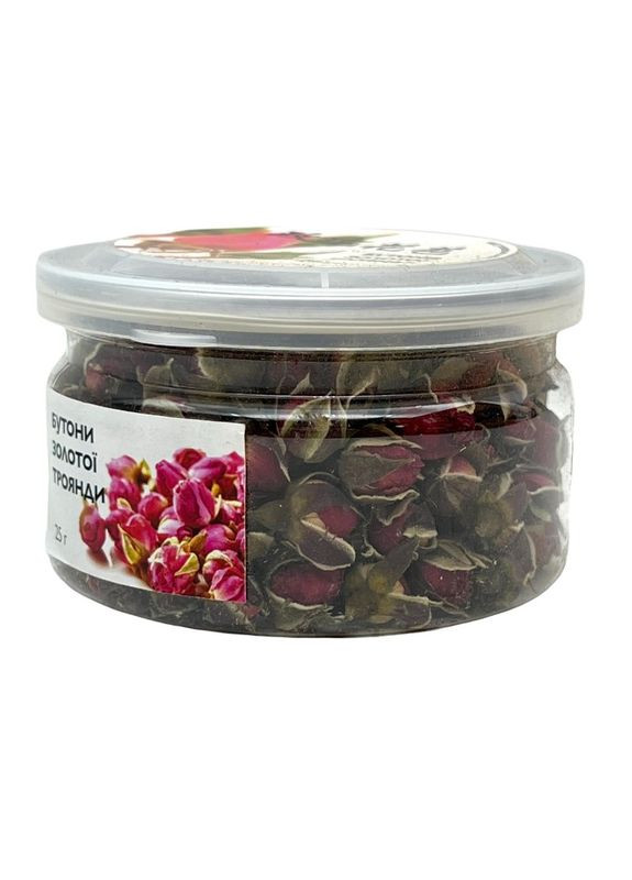 Цветочный травяной чай Бутоны золотой розы, банка 25г (натуральный органический чай без добавок) 25 OSM (322777453)