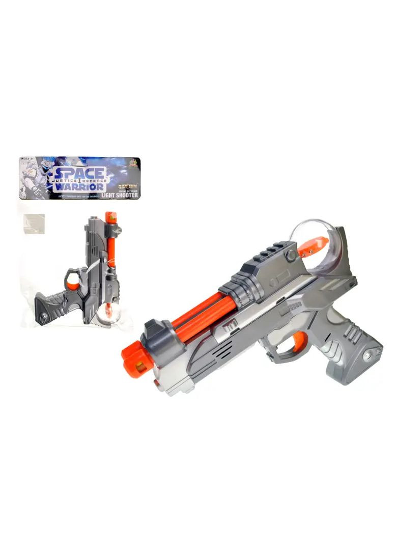 Светозвуковое оружие пистолет музыкальный с брязкальцем и светом NJ888-A25 пластиковый в ассортименте YG Toys Збр8062 (370653003)