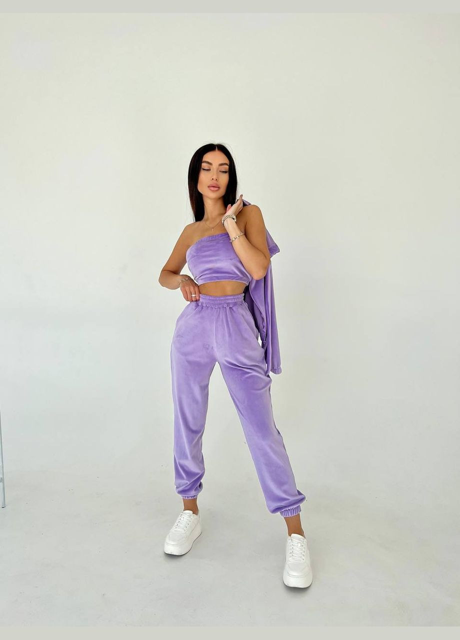 Костюм трійка велюровий Україна (316519693)