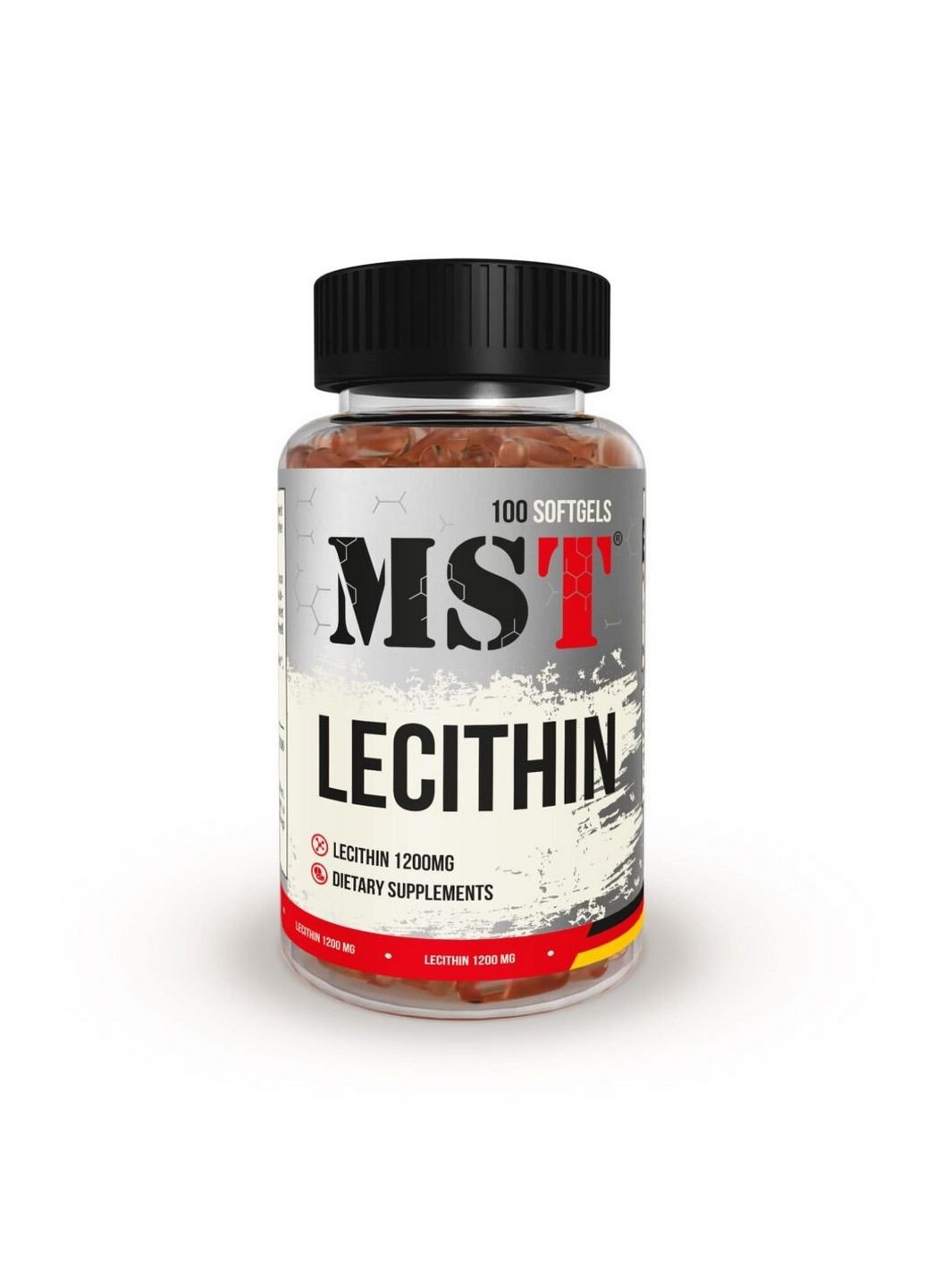 Натуральна добавка Lecithin 1200 mg, 100 капсул MST (293420663)