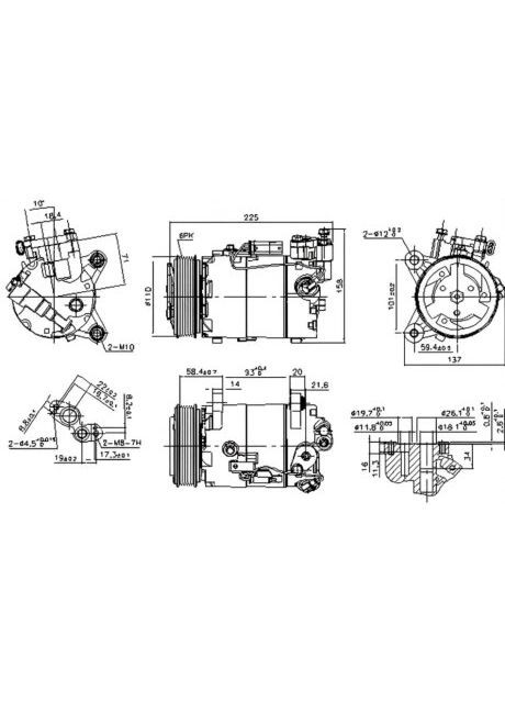 Компресор кондиціонера Nissens (345781162)