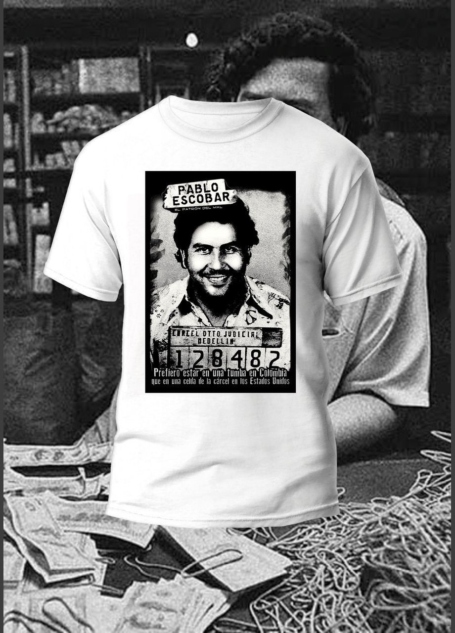 Футболка YOUstyle pablo escobar 0995 Gildan (279540581)