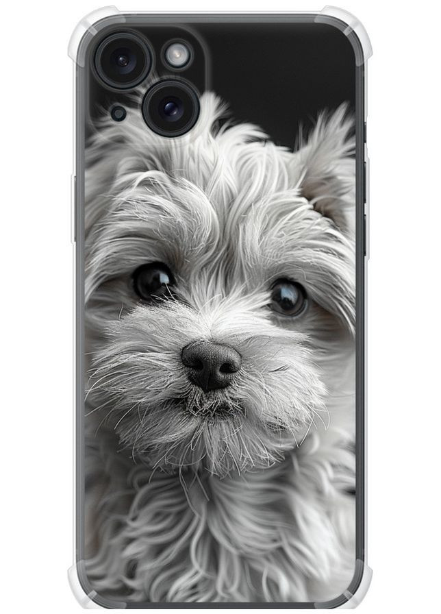 Силикон с усиленными углами чехол 'Мальтипу на чорном фоне' для Endorphone Apple iPhone 15 Plus (297662619)