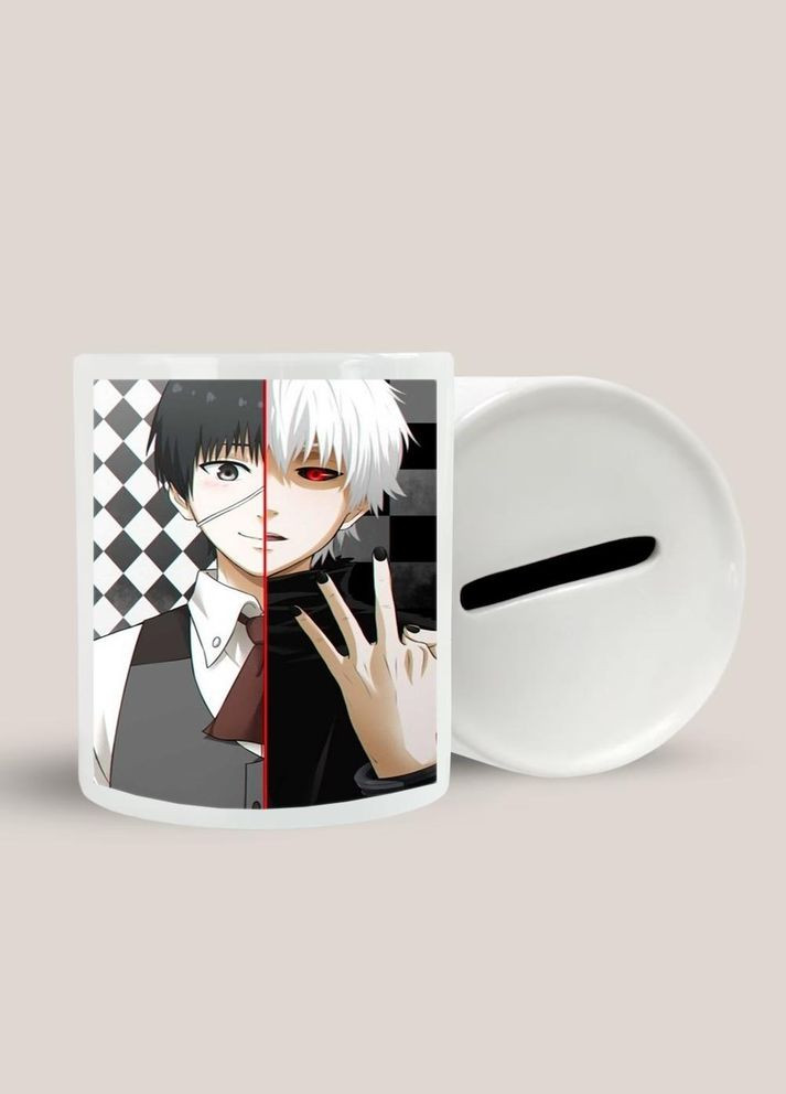 Копилка, копилка для денег Аниме Токийский шиш #0016 белая керамическая No Brand (315045388)