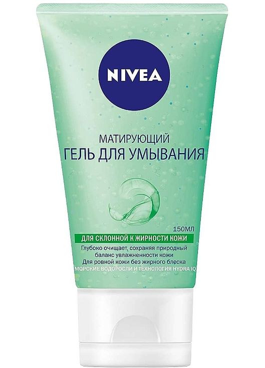 Очищуючий гель для вмивання для комбінованої шкіри 150ml (37215-1596) Nivea (368609047)