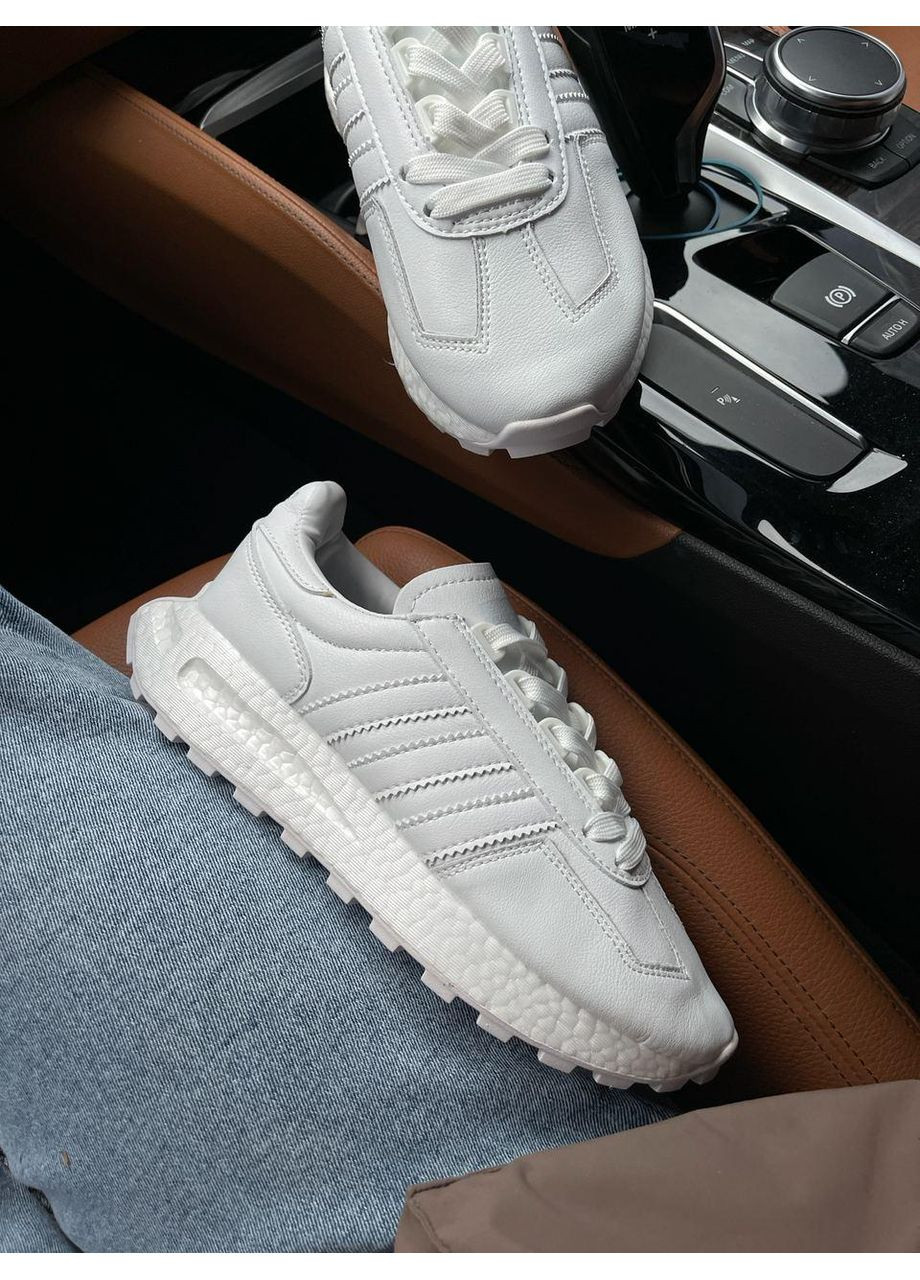 КРОССОВКИ ЖЕНСКИЕ ADIDAS RETROPY FULL WHITE АДИДАС РЕТРОПИ No Brand белые демисезоны (369387809)