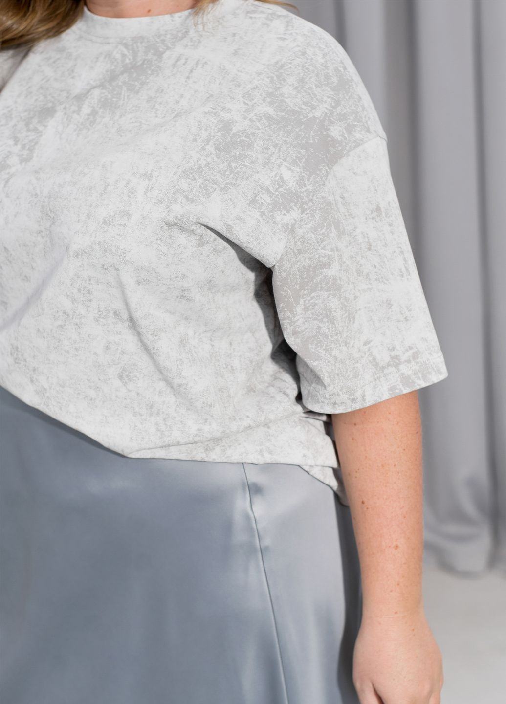 Оверсайз футболка женская из кулира Тай-Дай No Brand - (329651531)