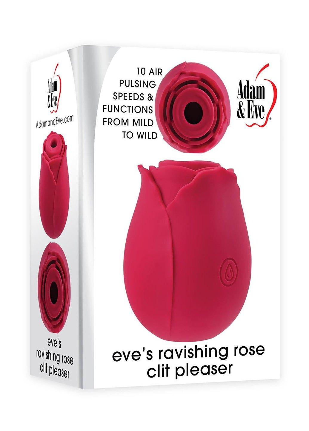 Вакуумный клиторальный стимулятор ADAM ET EVE EVE'S RAVISHING ROSE CLIT PLEASER Adam & Eve (290850452)