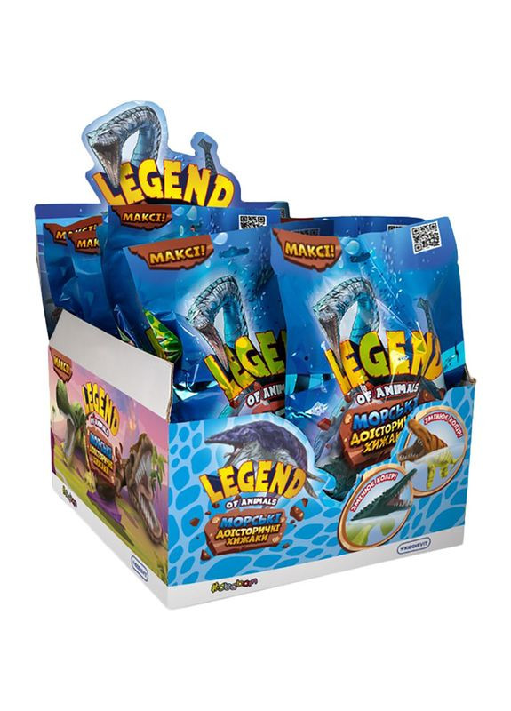 Фигуркасюрприз Legend Of Animals Доисторические хищники (128/CN22) sbabam (307931998)