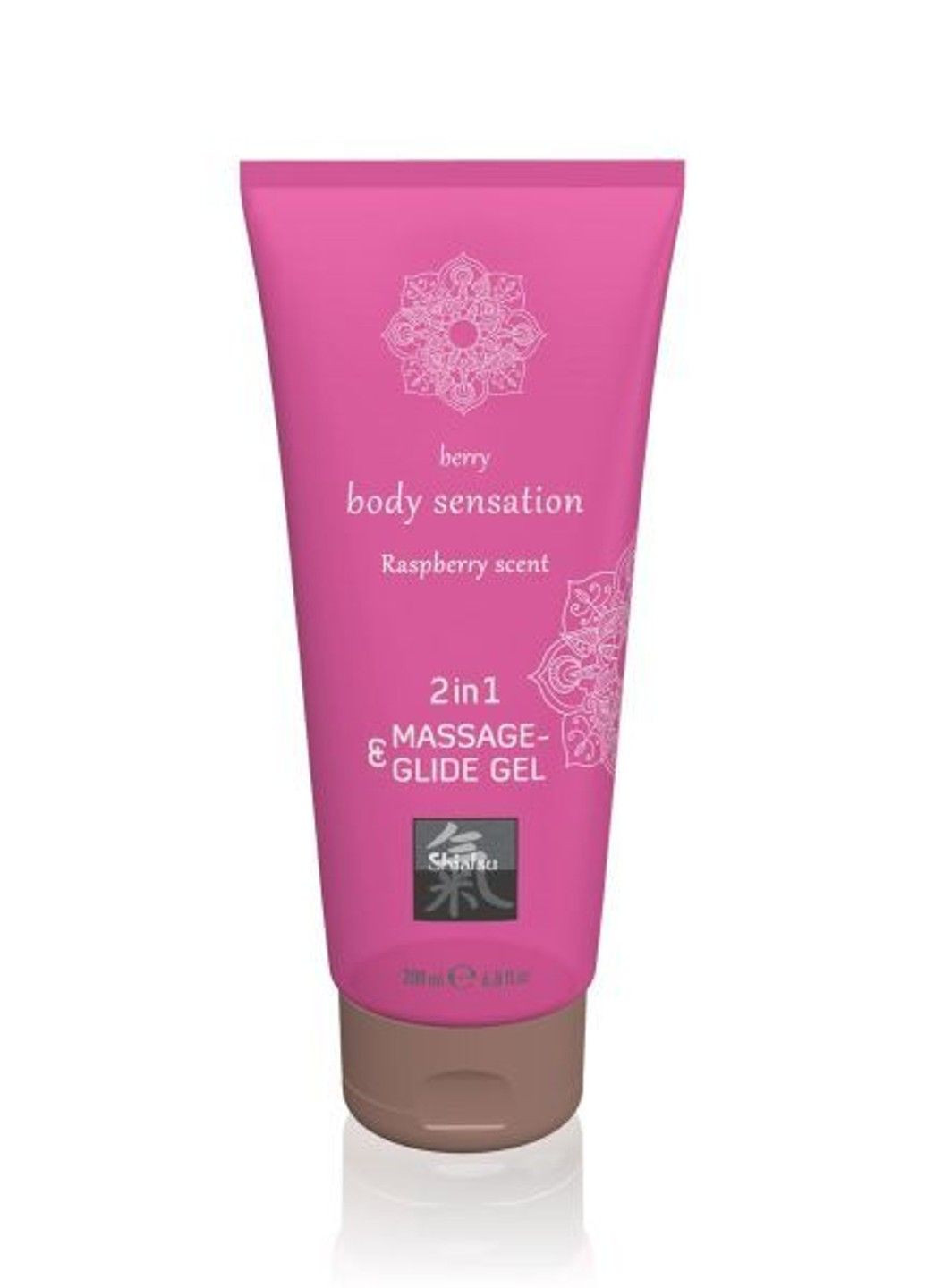 Лубрикант и массажное масло 2 в 1 Massage-& Glide gel 2in1 Raspberry scent,200 мл Hot (291120577)