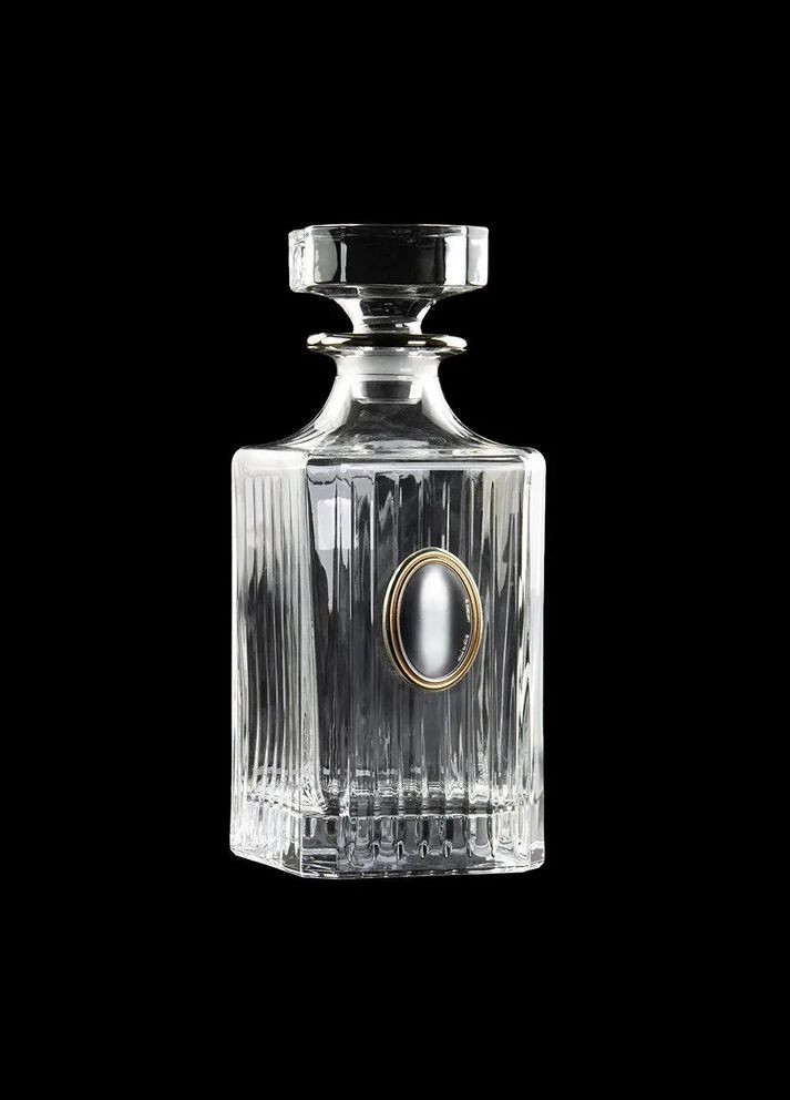 Рюмки для водки с графином "Гармония", 6 шт | Подарок генералу, полковнику, Boss Crystal B77GAR2PG (345646692)