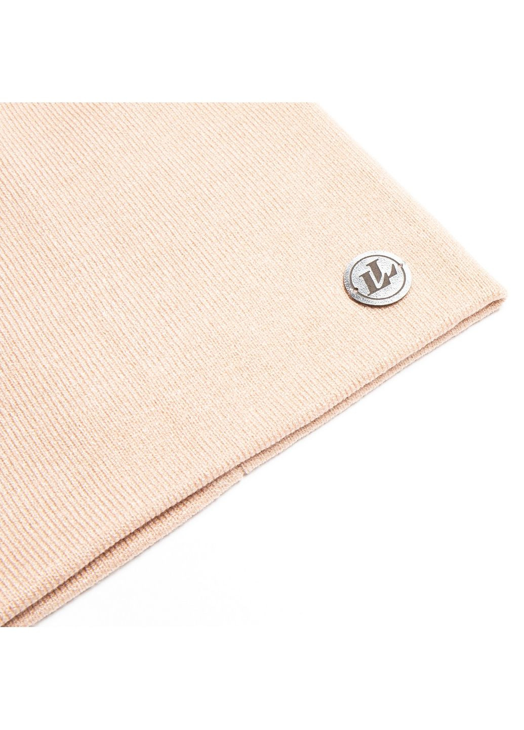 Шапка біні чоловіча віскоза бежева NOELLA 261-495 LuckyLOOK 261-495M (322789253)