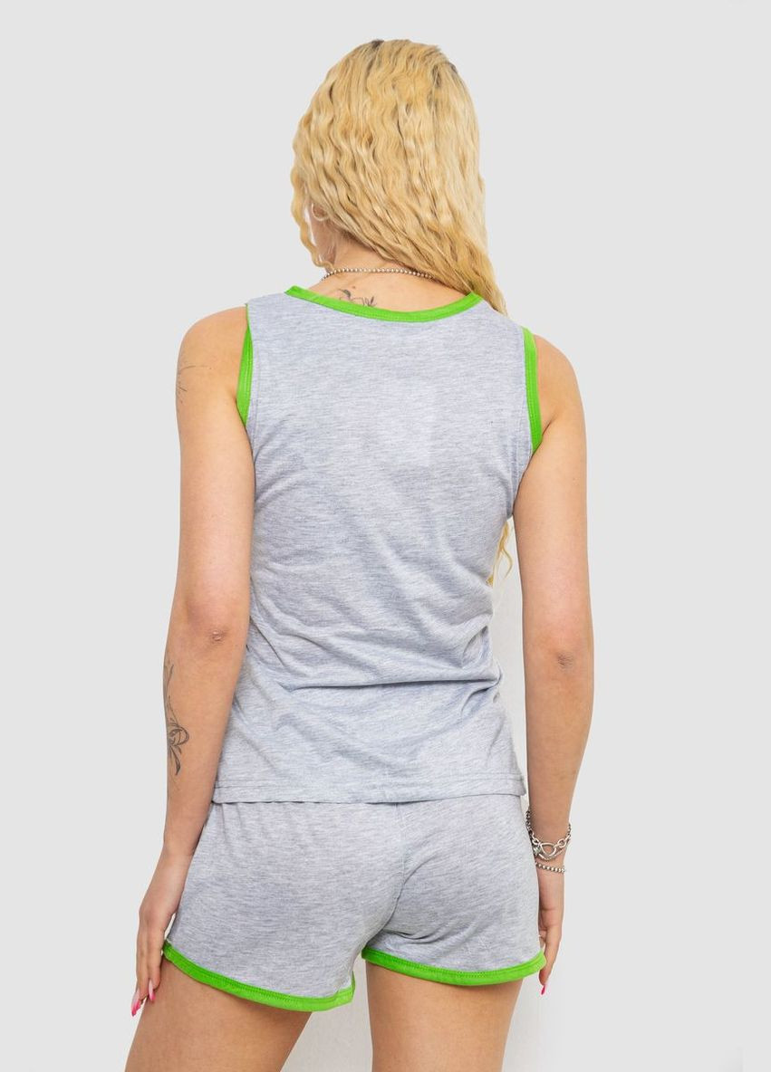 Салатова всесезон жіноча піжама з принтом Fashion