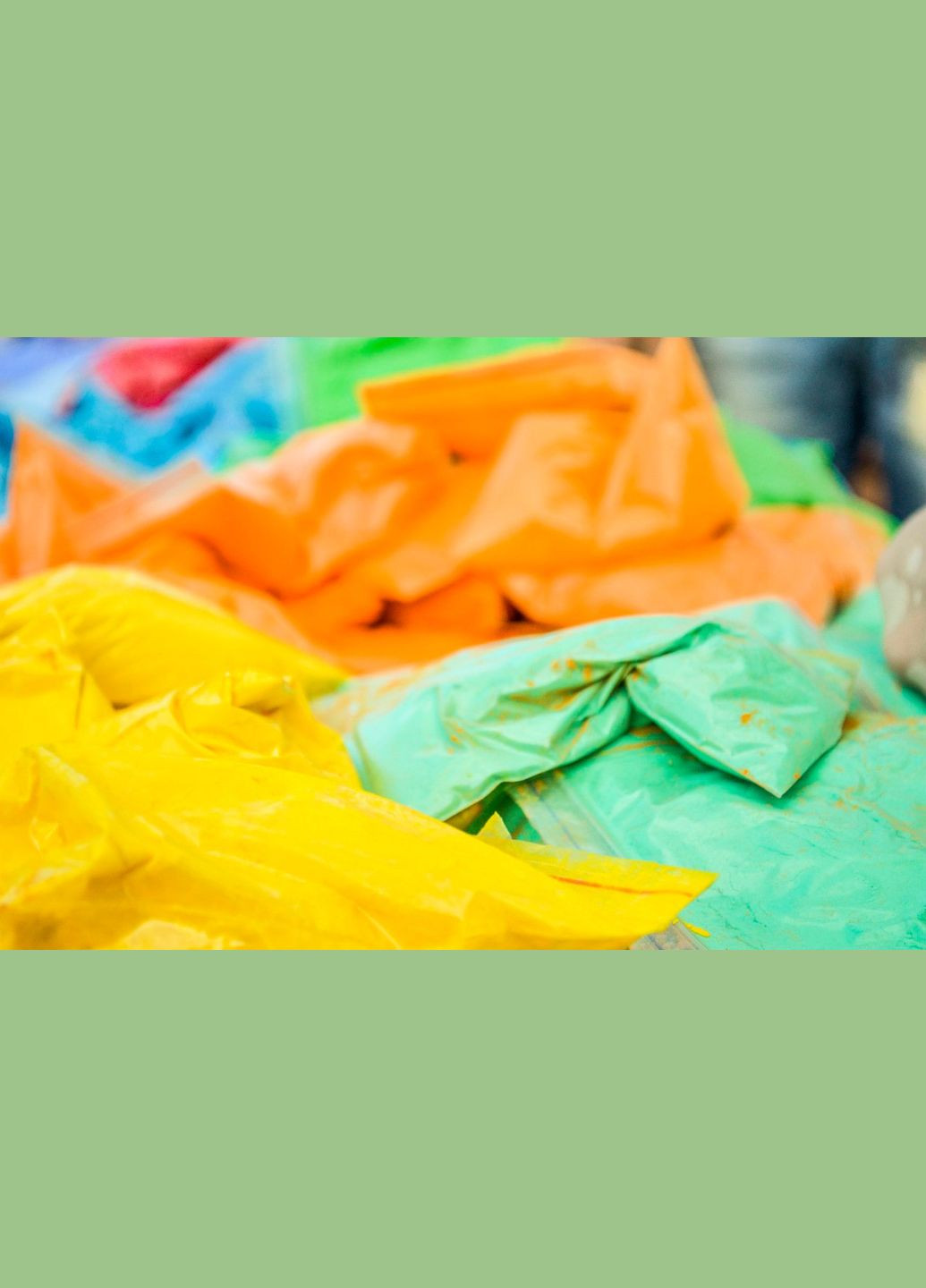 Бирюзовая Краска Холи Гулал, 50 грамм, сухая порошковая краска для фестивалей, флешмобов, фотосессий, пакет 50 грамм No Brand (331738687)