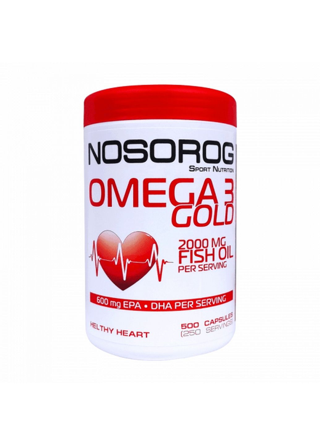 Жирні кислоти Omega 3 Gold, 300 капсул Nosorog Nutrition (293342623)