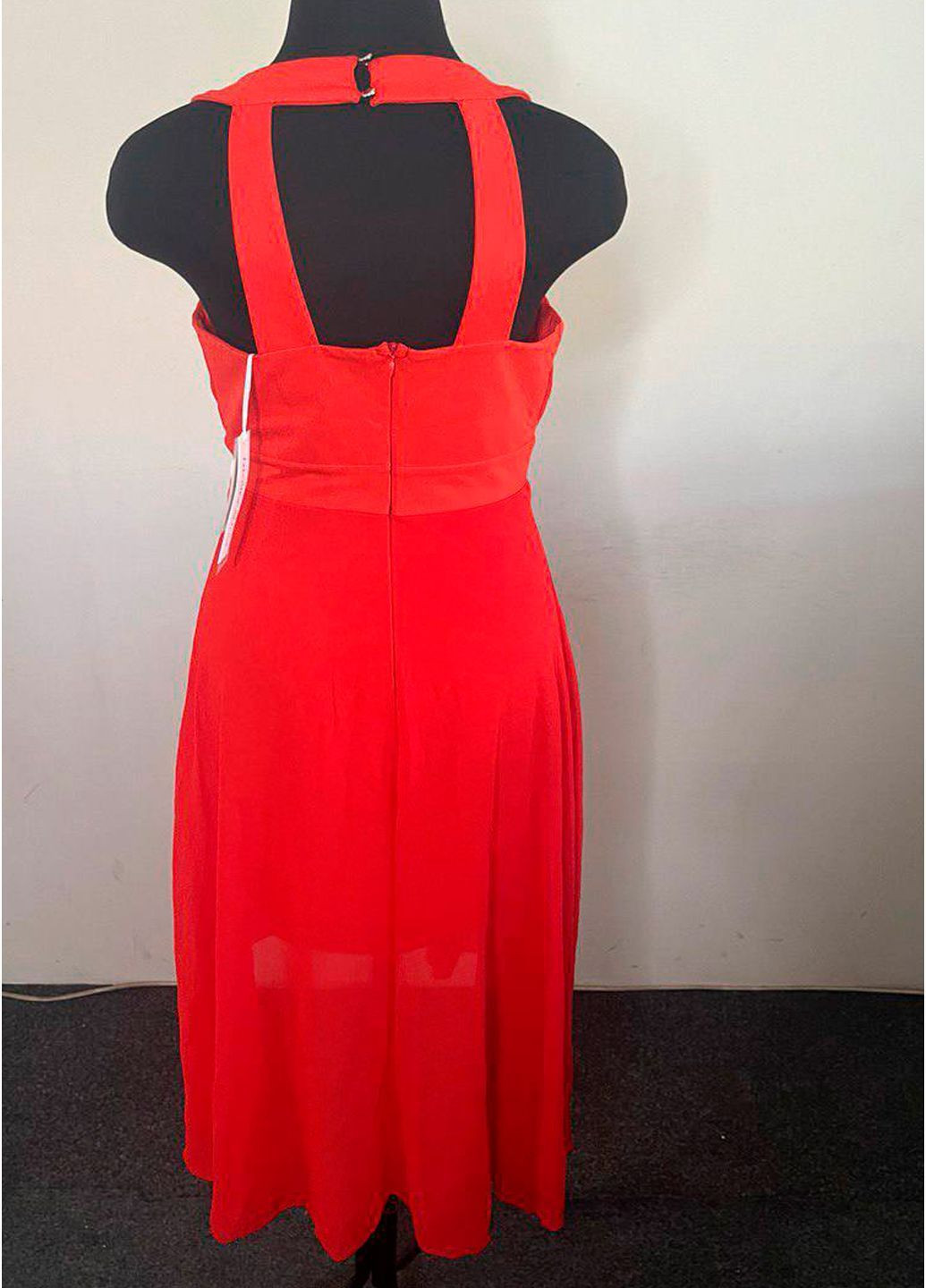 Червона святковий, коктейльна сукня dixdi-3 Rinascimento однотонна