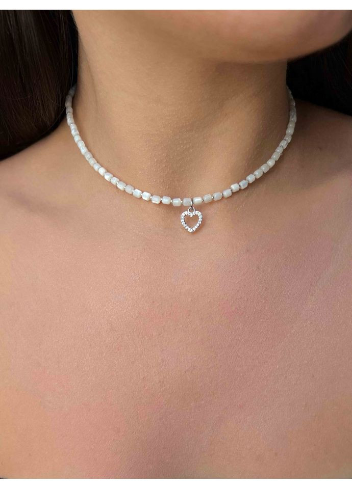 Чокер на шию жіночий з натурального перламутру 4701 LeBijou (368559111)